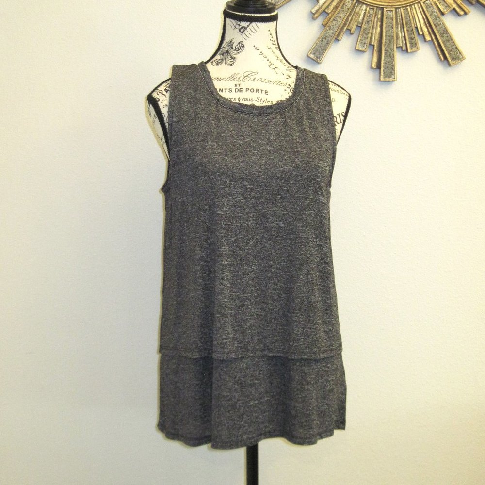 Tiered Jersey Tunic Size Medium